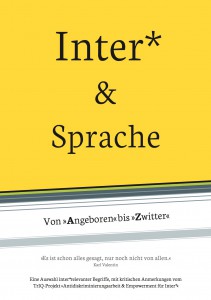 Broschüre Inter* & Sprache
