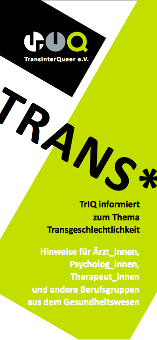 Informationen zu Trans*