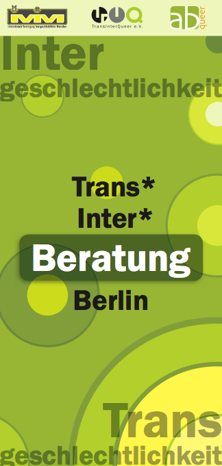 Broschüre Trans*Inter*Beratung Berlin