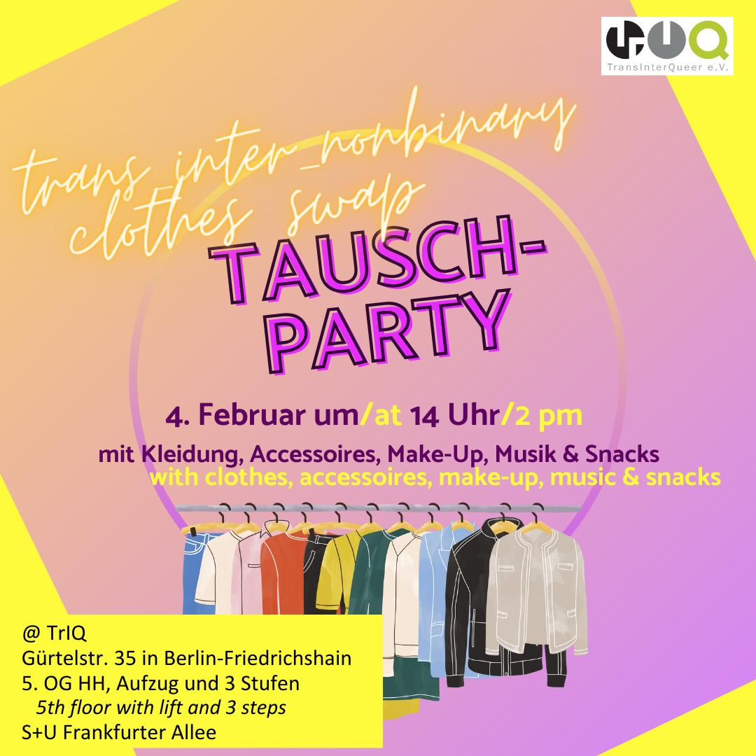 TIN* Kleidertausch-Party / TIN* clothes swap party