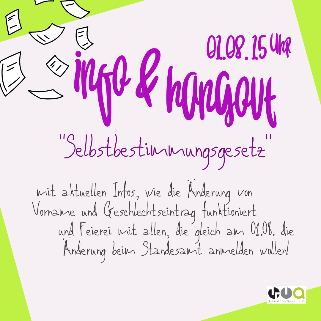 Info und Hangout zum SBGG