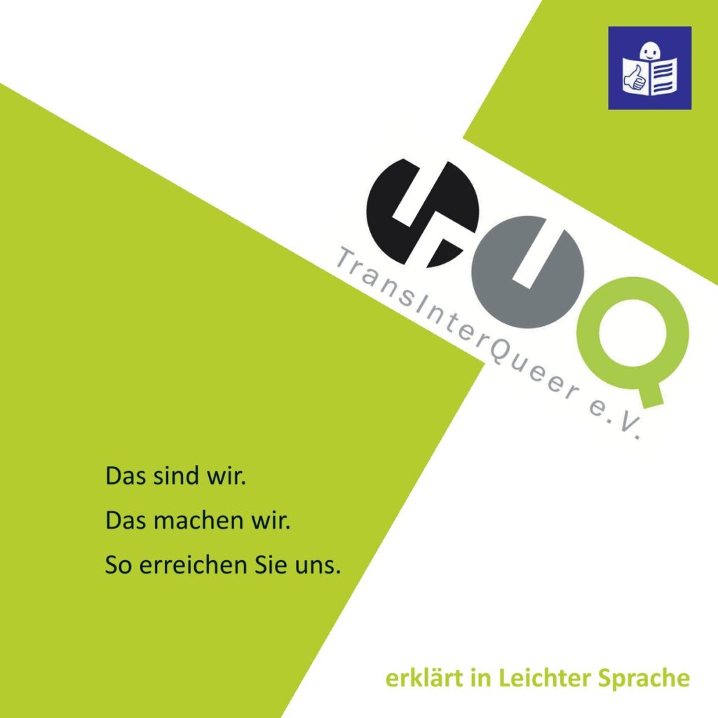 TransInterQueer erklärt in Leichter Sprache