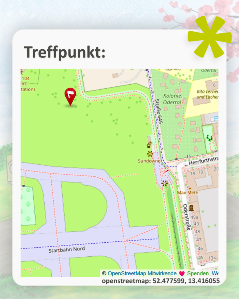 Picknick-Ort auf dem Flugfeld Tempelhof