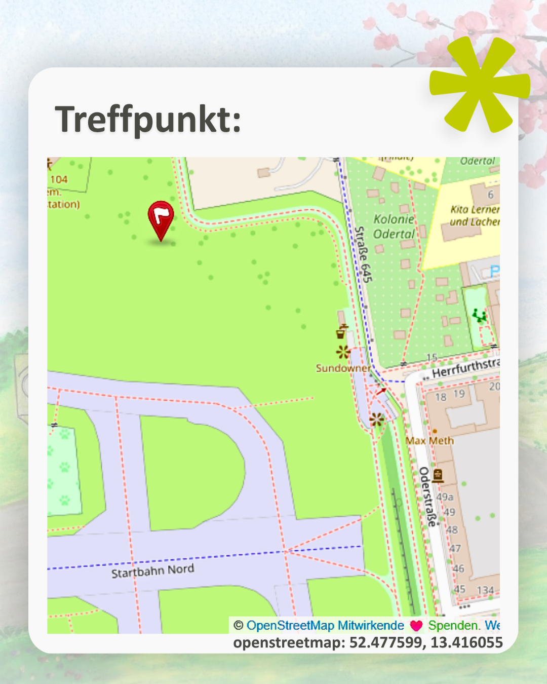 Picknick-Ort auf dem Flugfeld Tempelhof